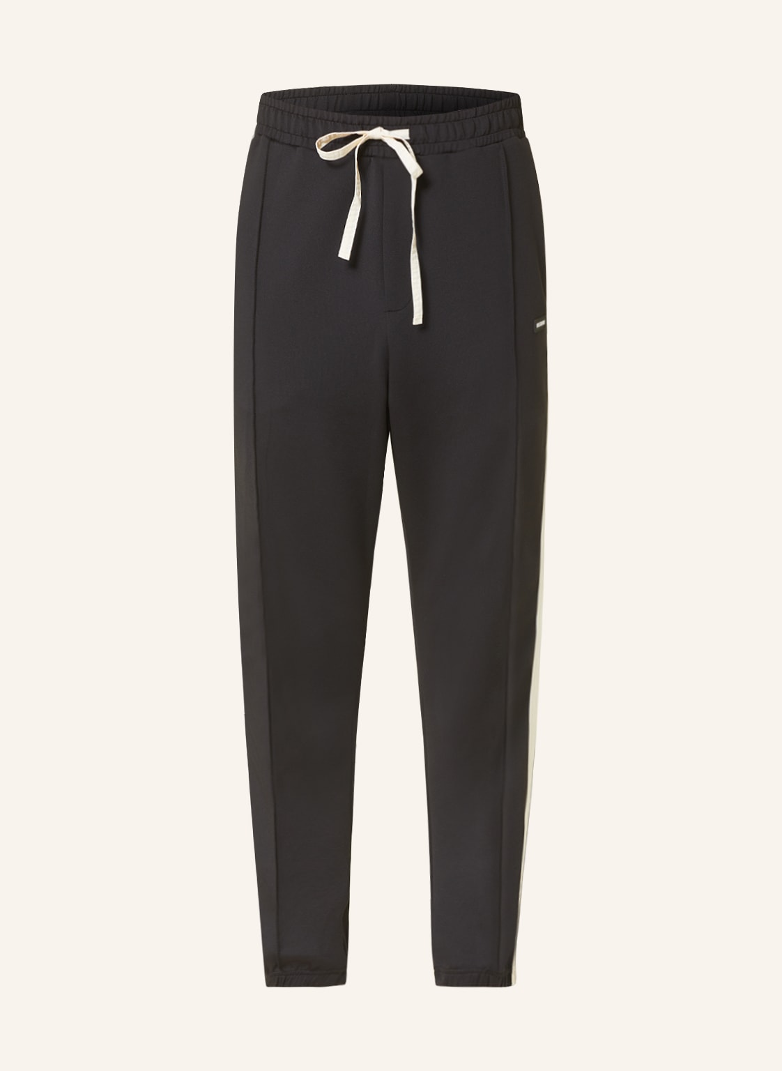 Image of Wrstbhvr Hose Pete Im Jogging-Stil Mit Galonstreifen schwarz