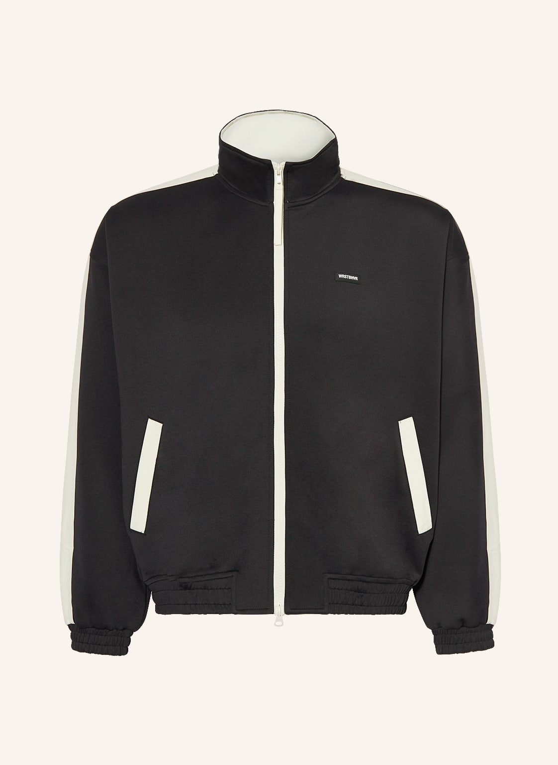 Image of Wrstbhvr Jacke Pete Mit Galonstreifen schwarz