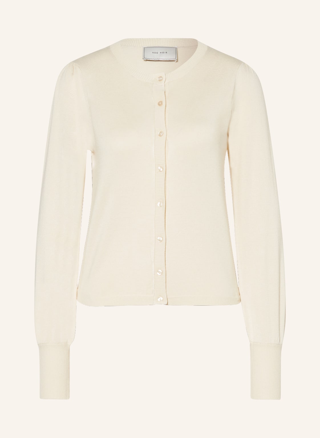 Image of Neo Noir Strickjacke Rose weiss