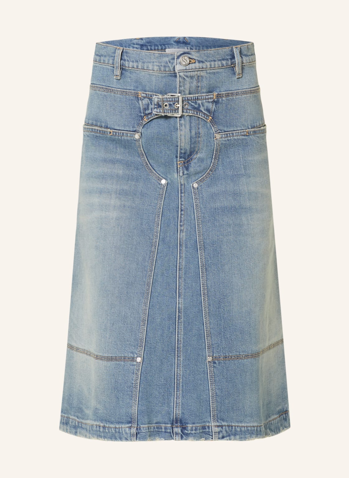 Image of Stella Mccartney Jeansrock blau