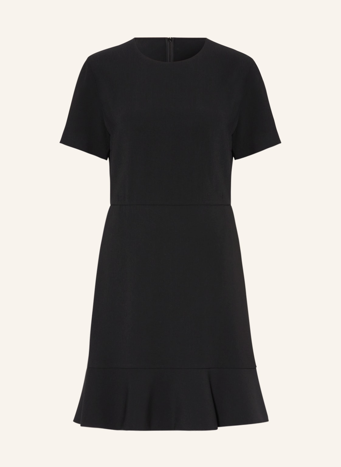 Image of Stella Mccartney Etuikleid Mit Volants schwarz