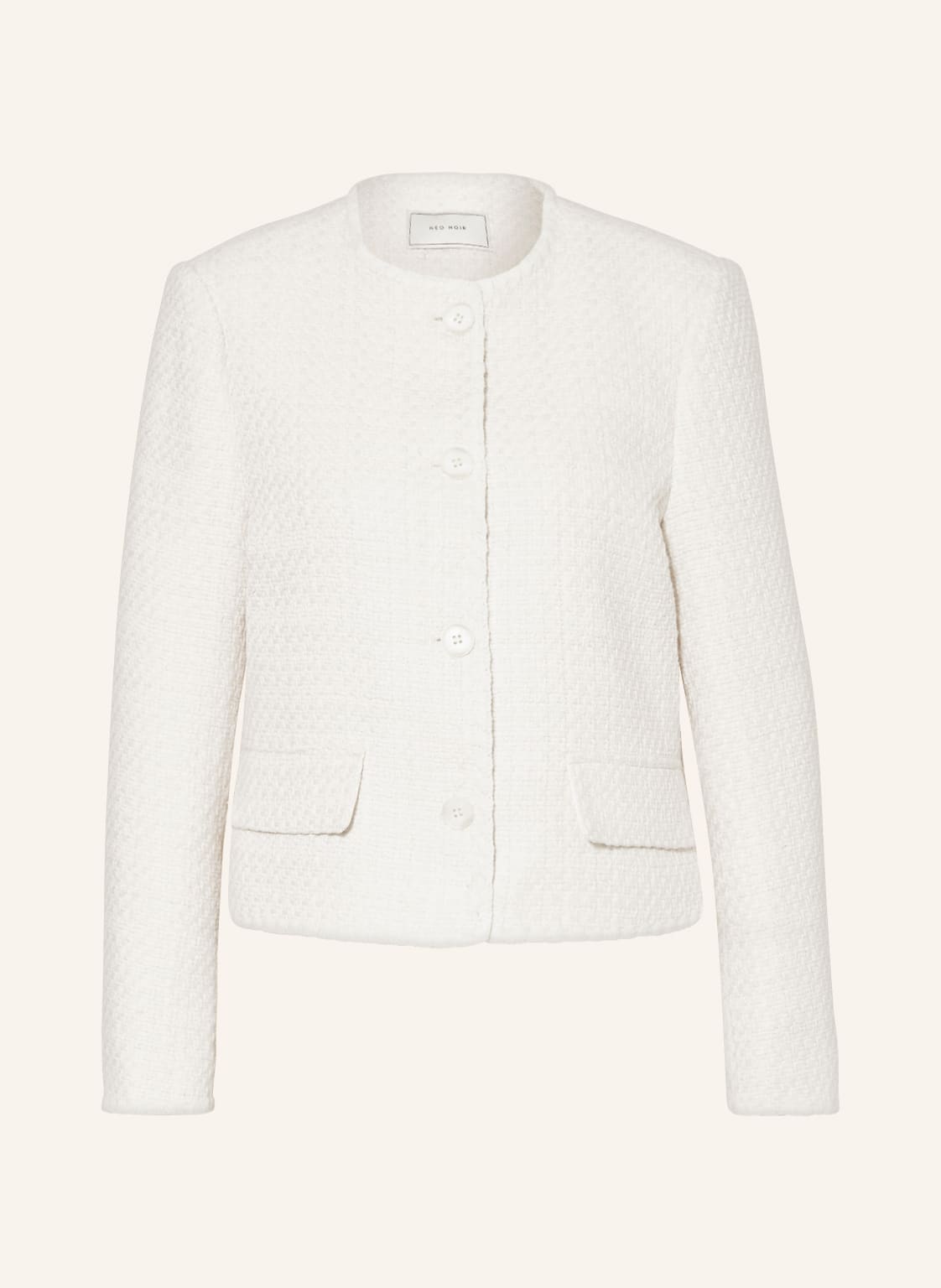 Image of Neo Noir Bouclé-Jacke Helina weiss