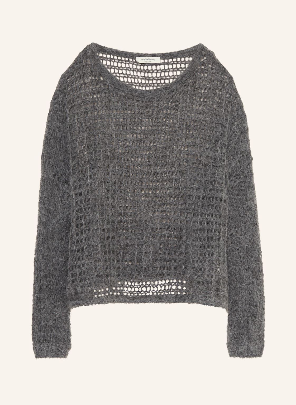 Image of By Aylin Koenig Pullover Chiara Mit Alpaka Und Mohair grau