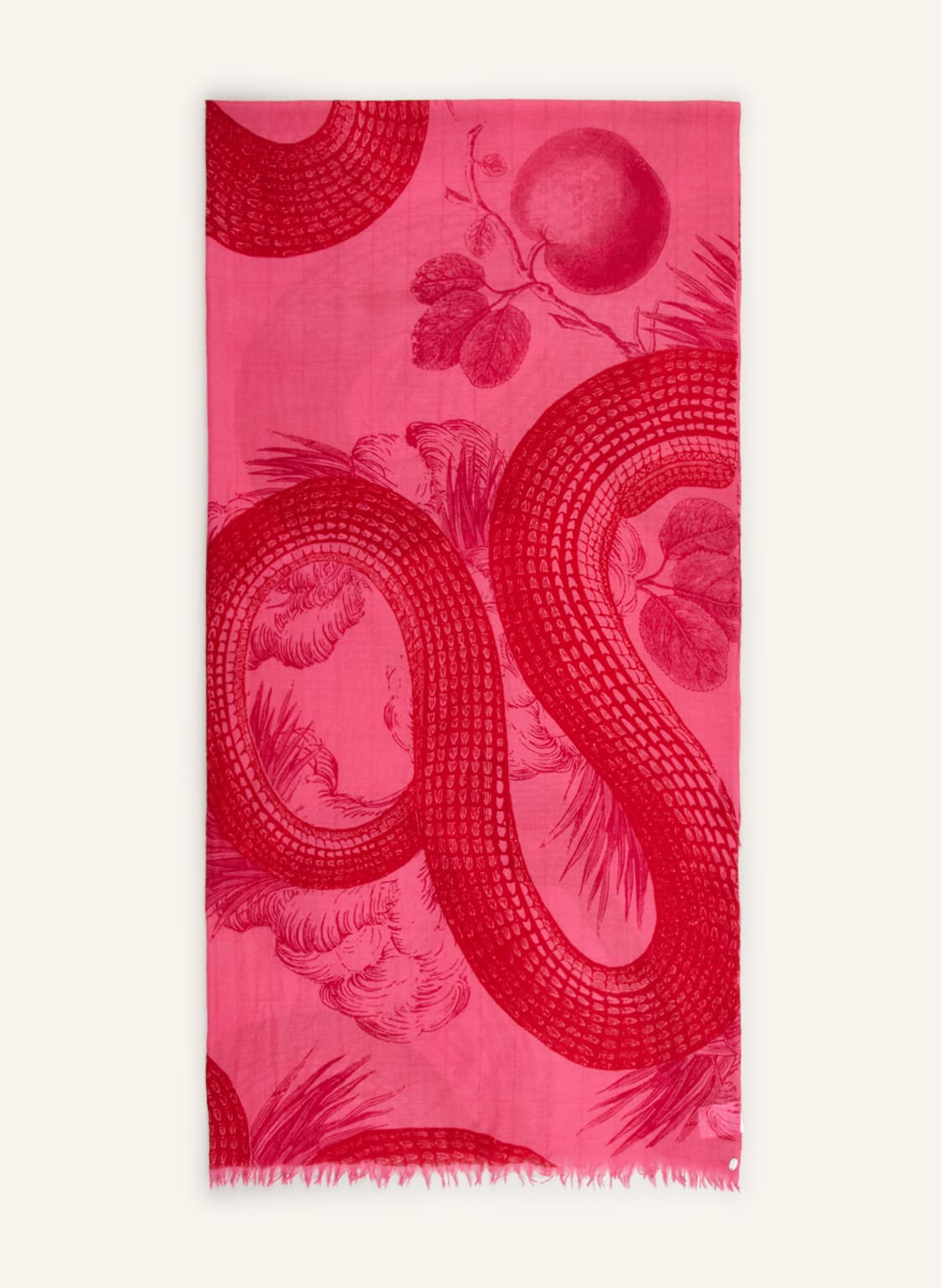 Image of Friendly Hunting Cashmere-Schal Garden Of Eden pink