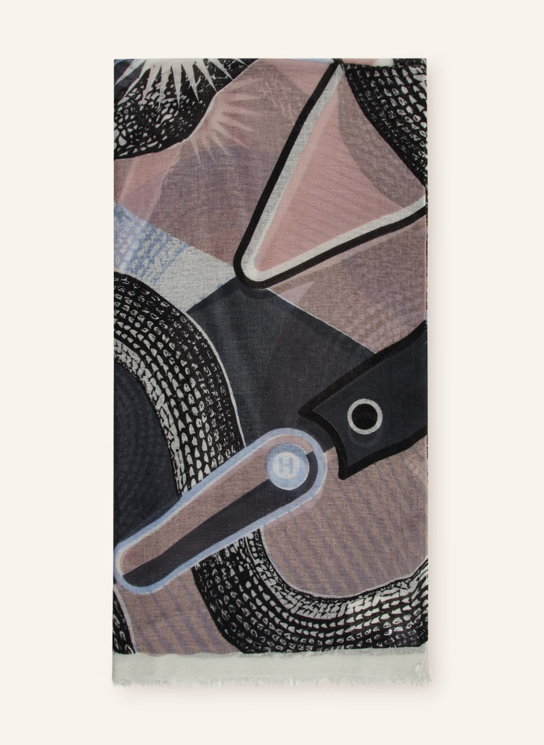 Image of Friendly Hunting Cashmere-Schal Pinball Garden Eden schwarz