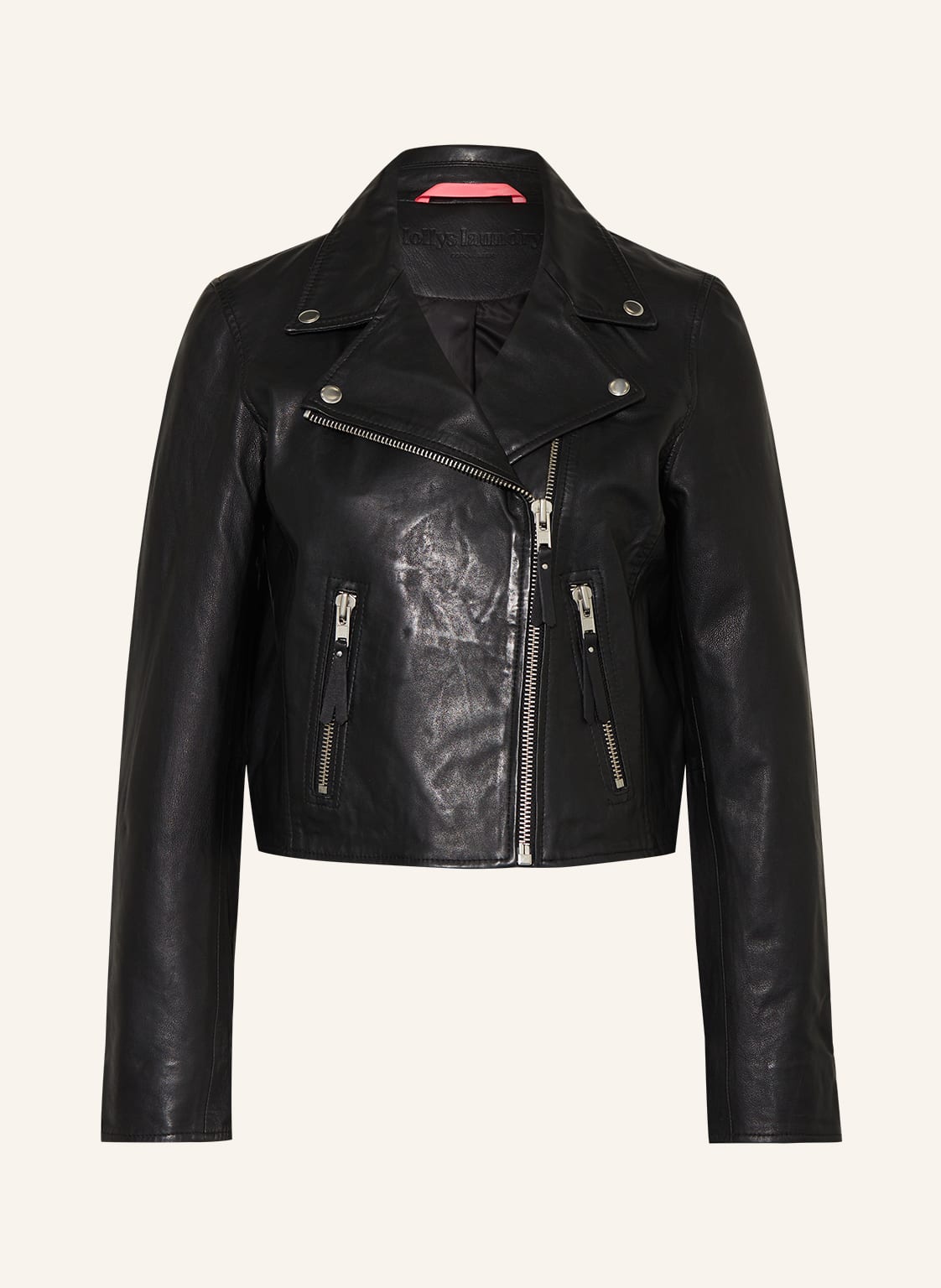 Image of Lollys Laundry Lederjacke Madison schwarz