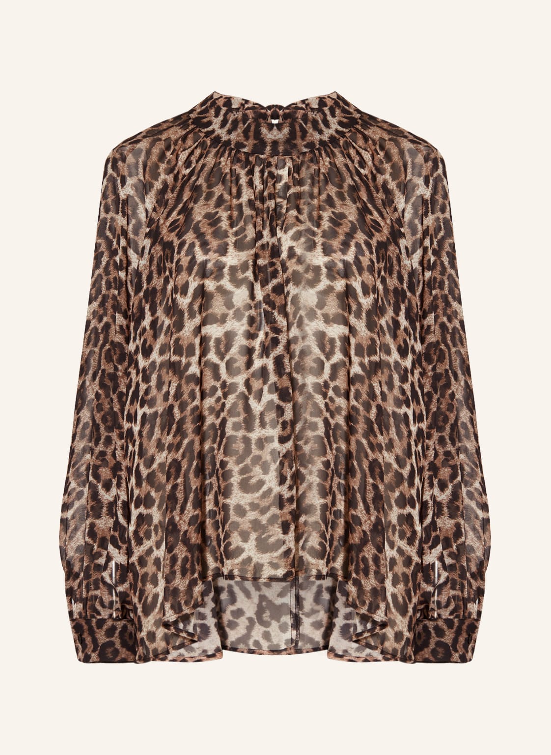 Image of Mrs & Hugs Oversized-Bluse braun