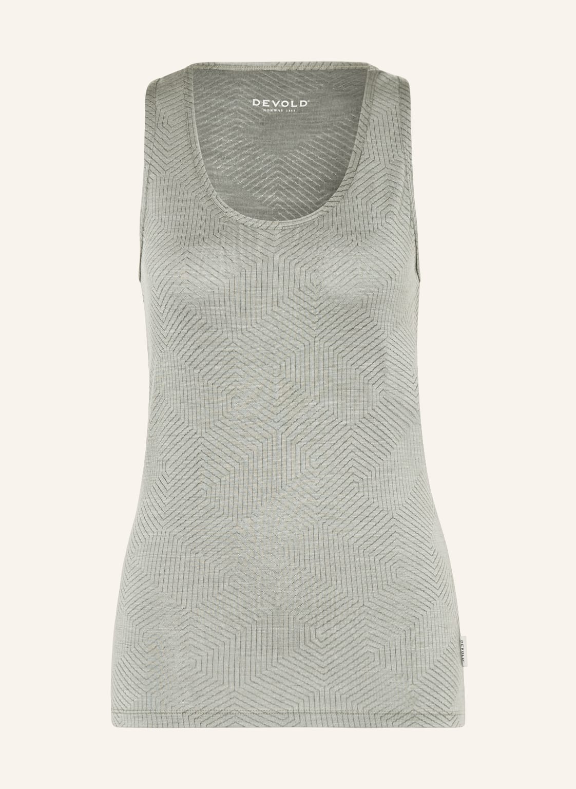 Image of Devold Tanktop Nipa Aus Merinowolle gruen