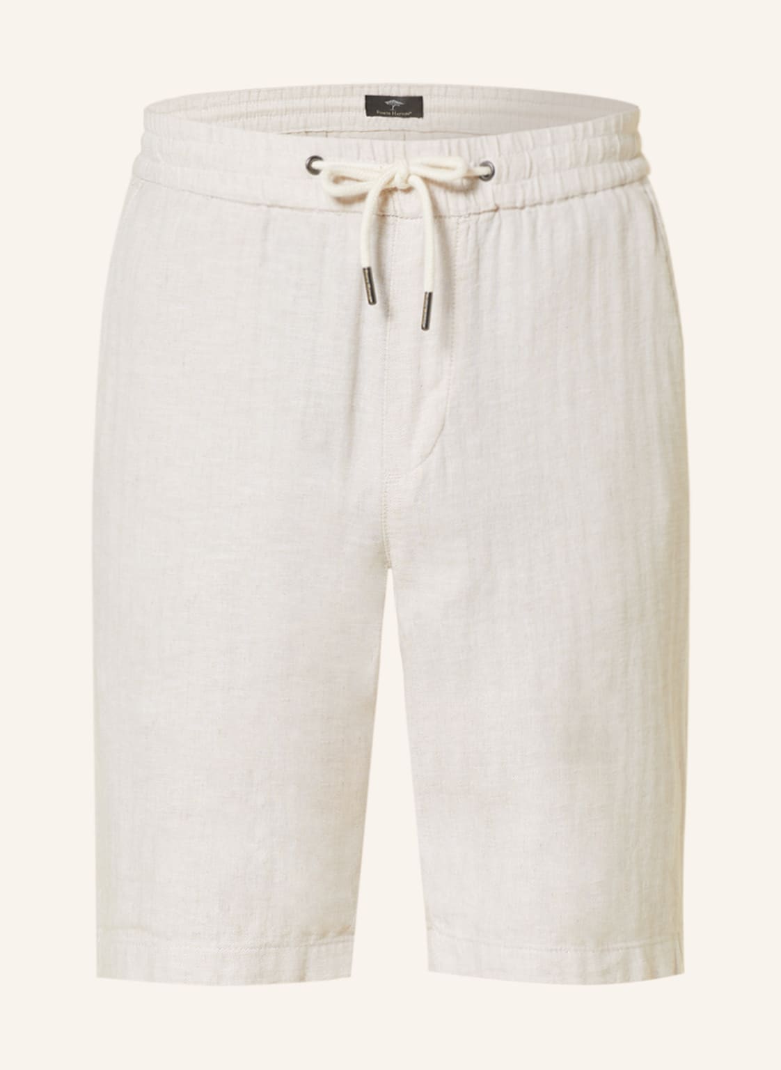 Image of Fynch-Hatton Shorts Casual Fit Mit Leinen weiss