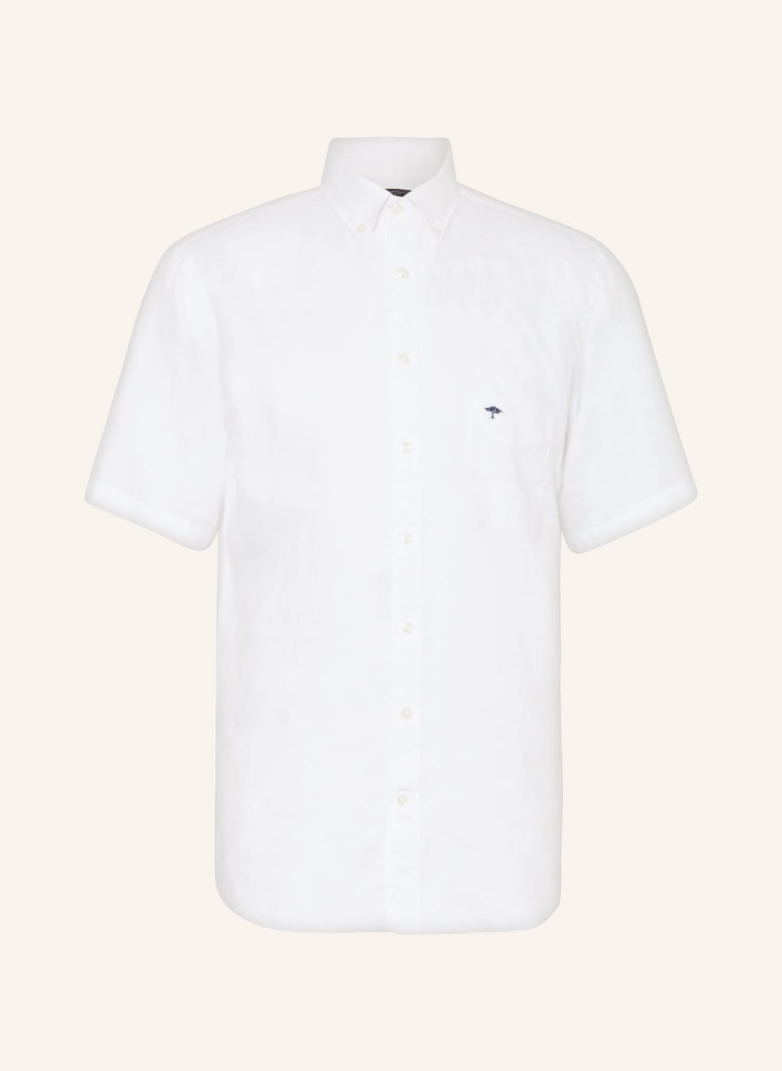 Image of Fynch-Hatton Leinenhemd Casual Fit weiss