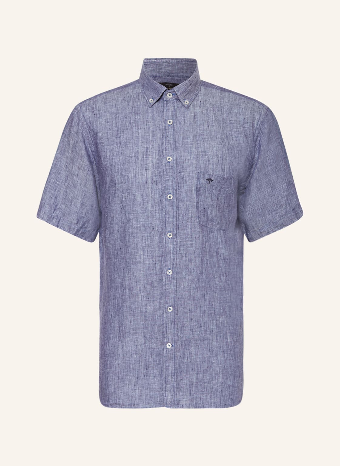 Image of Fynch-Hatton Leinenhemd Casual Fit schwarz