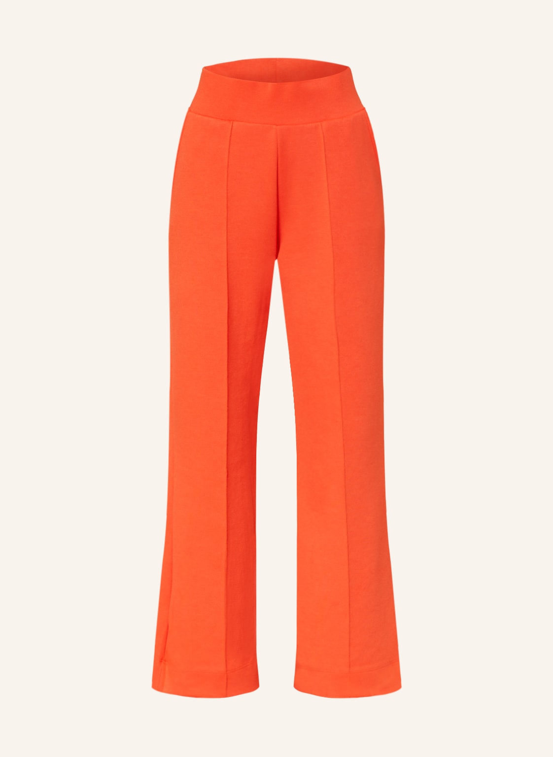 Image of Darling Harbour Marlenehose Aus Jersey orange