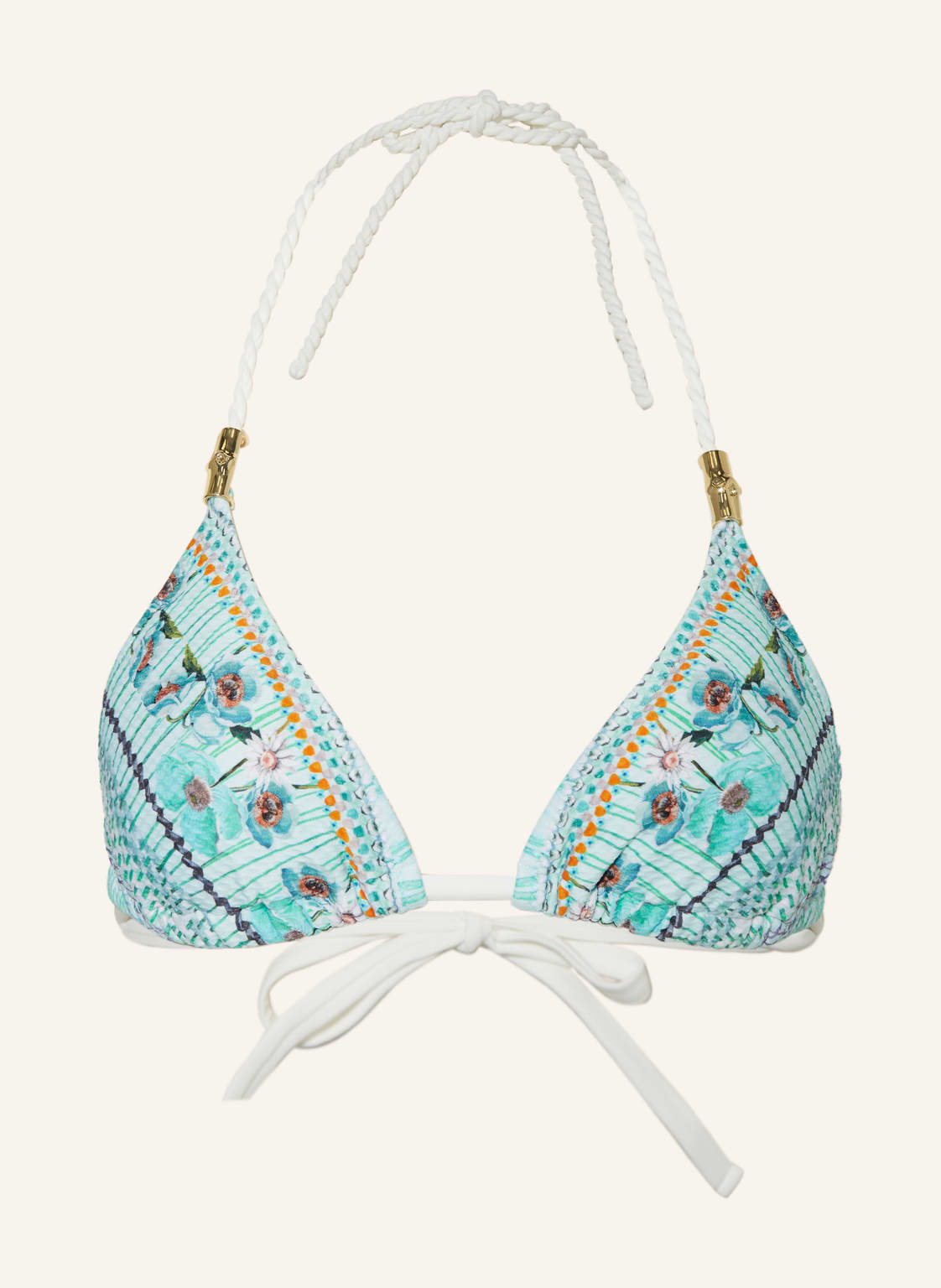 Image of Heidi Klein Triangel-Bikini-Top Aqua Dream Catcher gruen