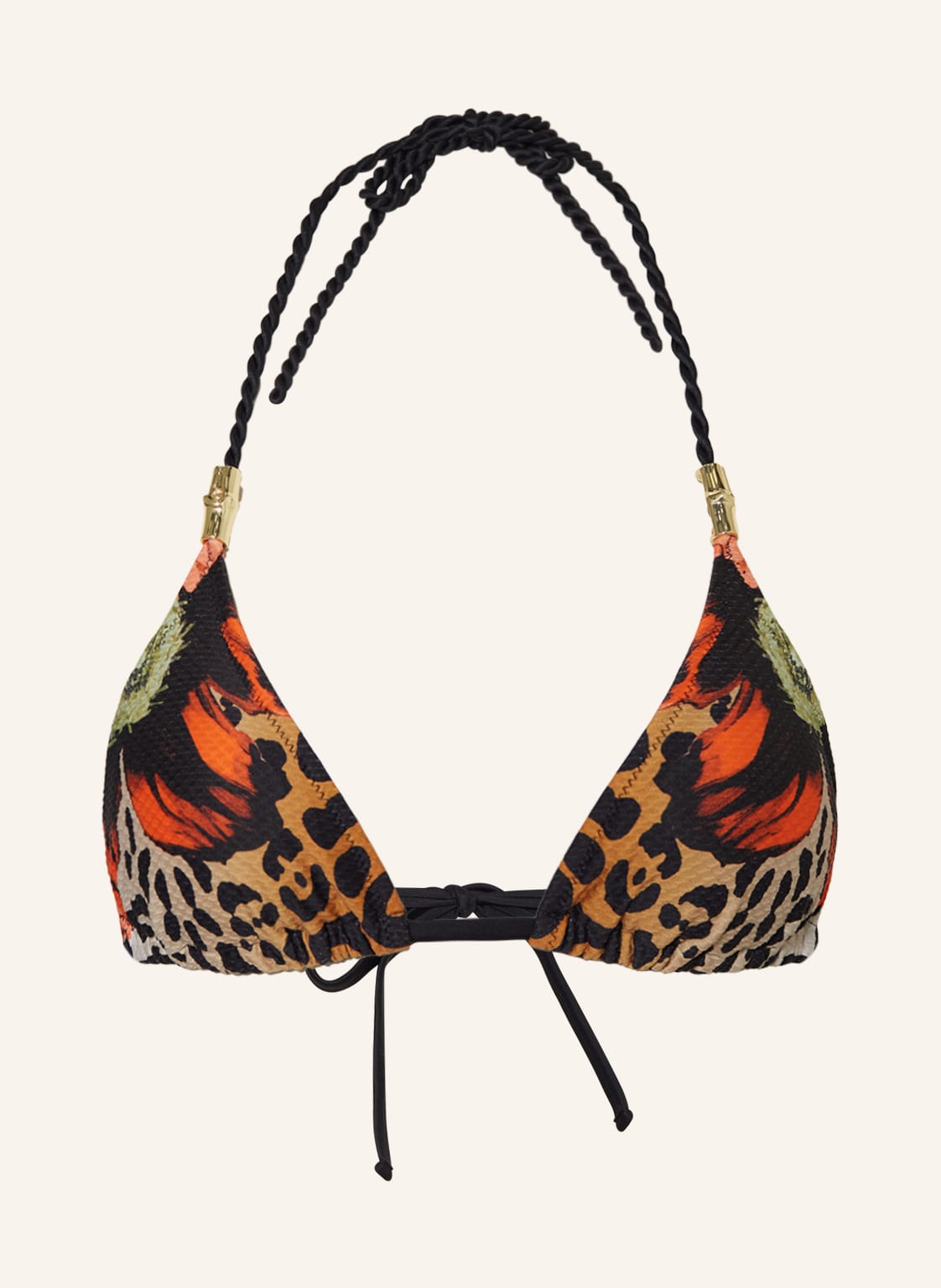 Image of Heidi Klein Triangel-Bikini-Top Leopard schwarz