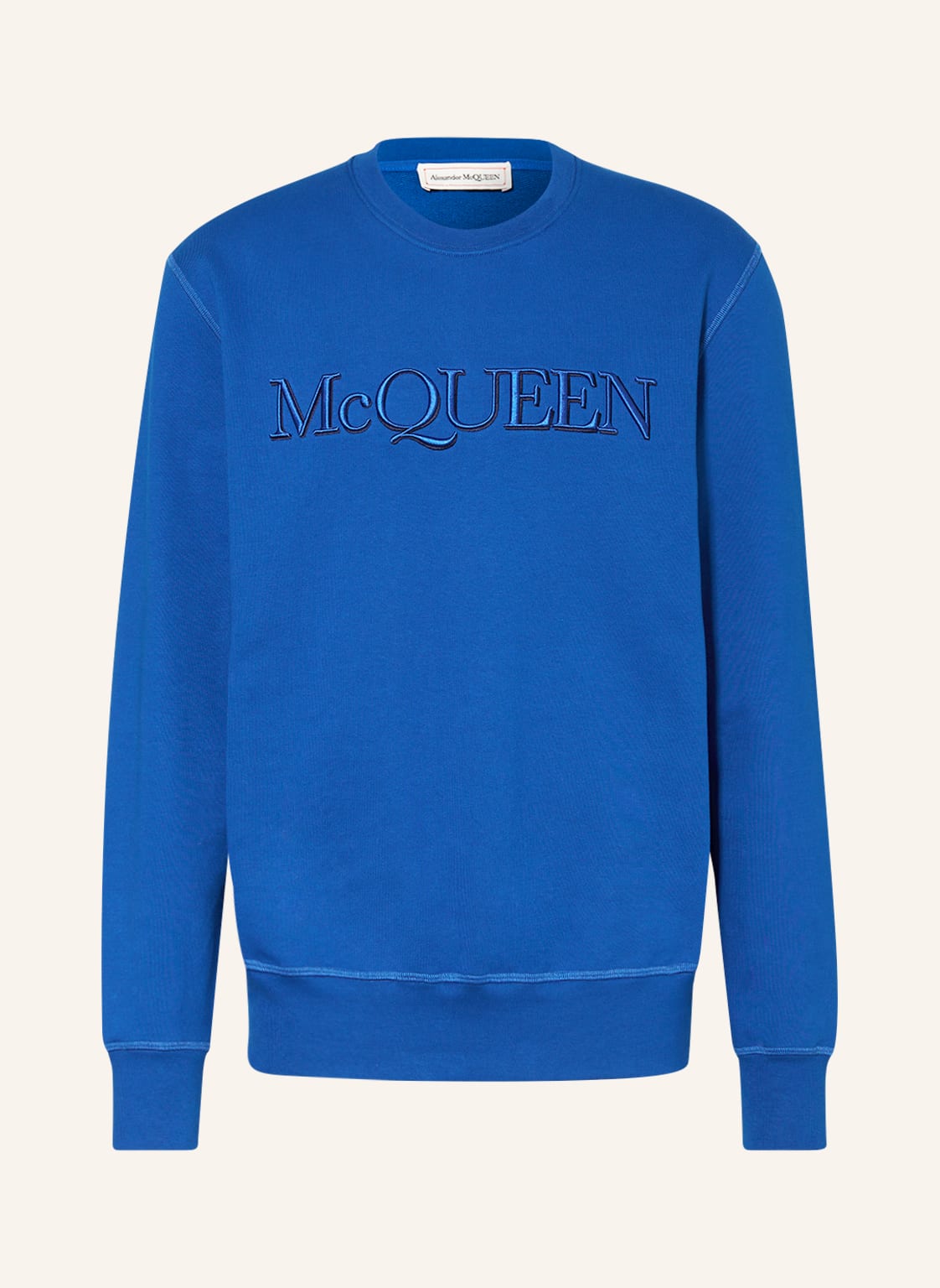 Image of Alexander Mcqueen Sweatshirt blau
