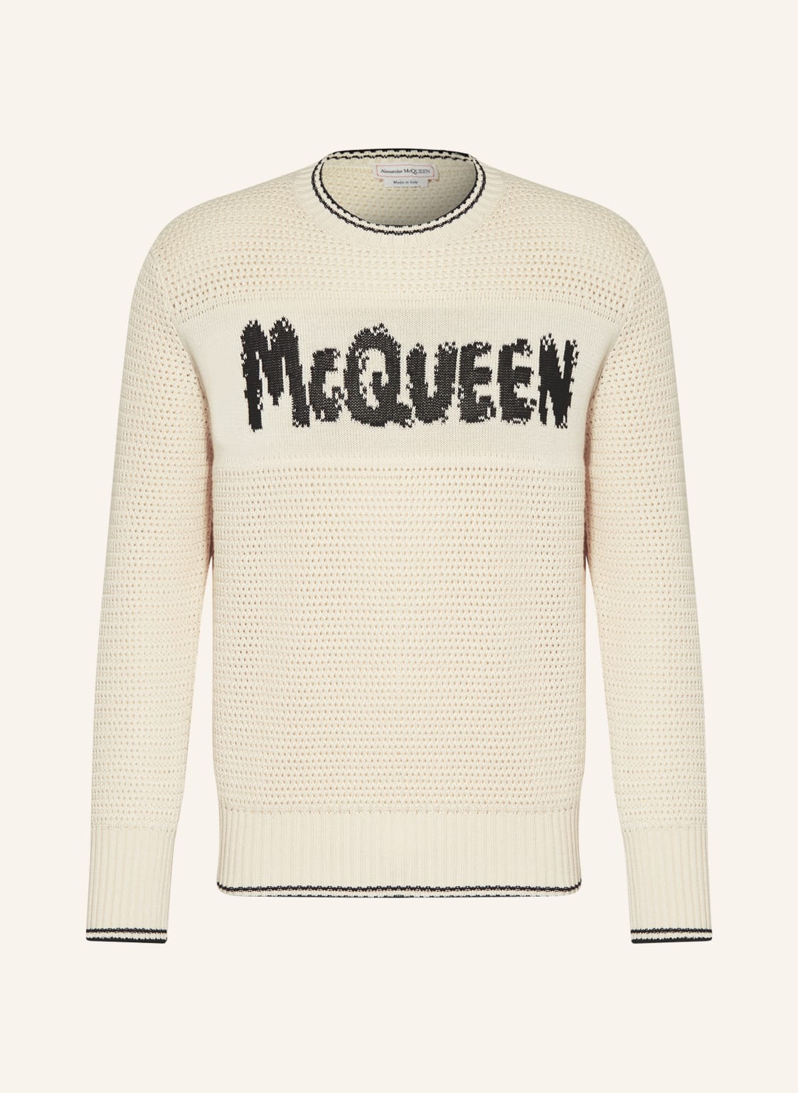 Image of Alexander Mcqueen Pullover beige