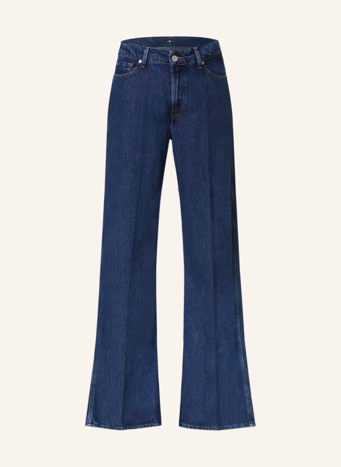 Image of 7 For All Mankind Flared Jeans Lotta blau