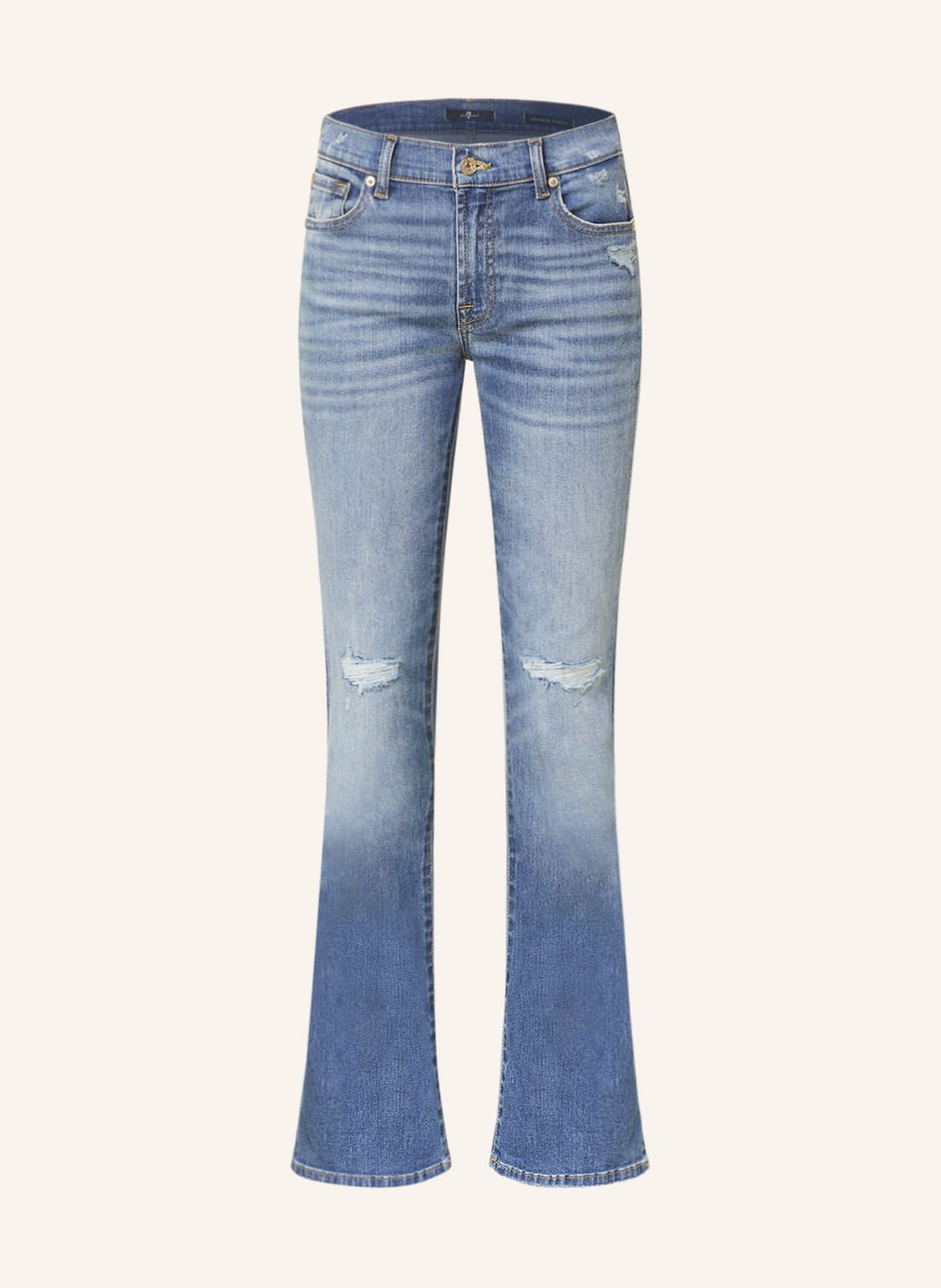 Image of 7 For All Mankind Bootcut Jeans Tailorless Engage blau