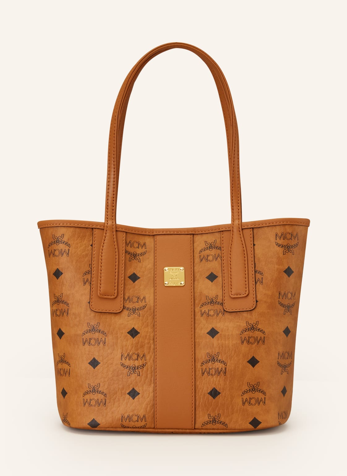 Mcm Shopper Liz Mini Zum Wenden braun