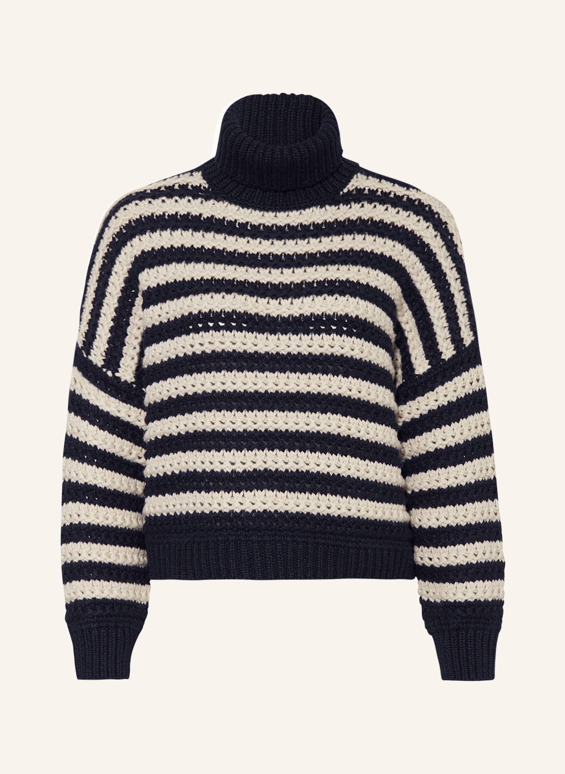 Image of Brunello Cucinelli Rollkragenpullover Ciclista Mit Cashmere blau