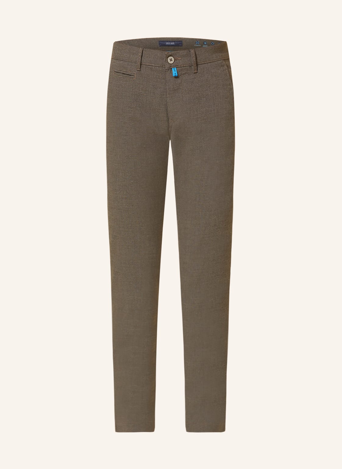 Image of Pierre Cardin Chino Lyon Futureflex Modern Tapered Fit braun