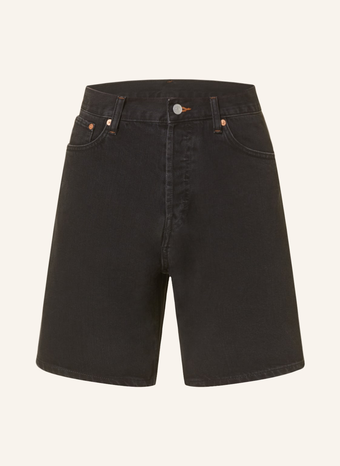 Image of Weekday Jeansshorts Space schwarz