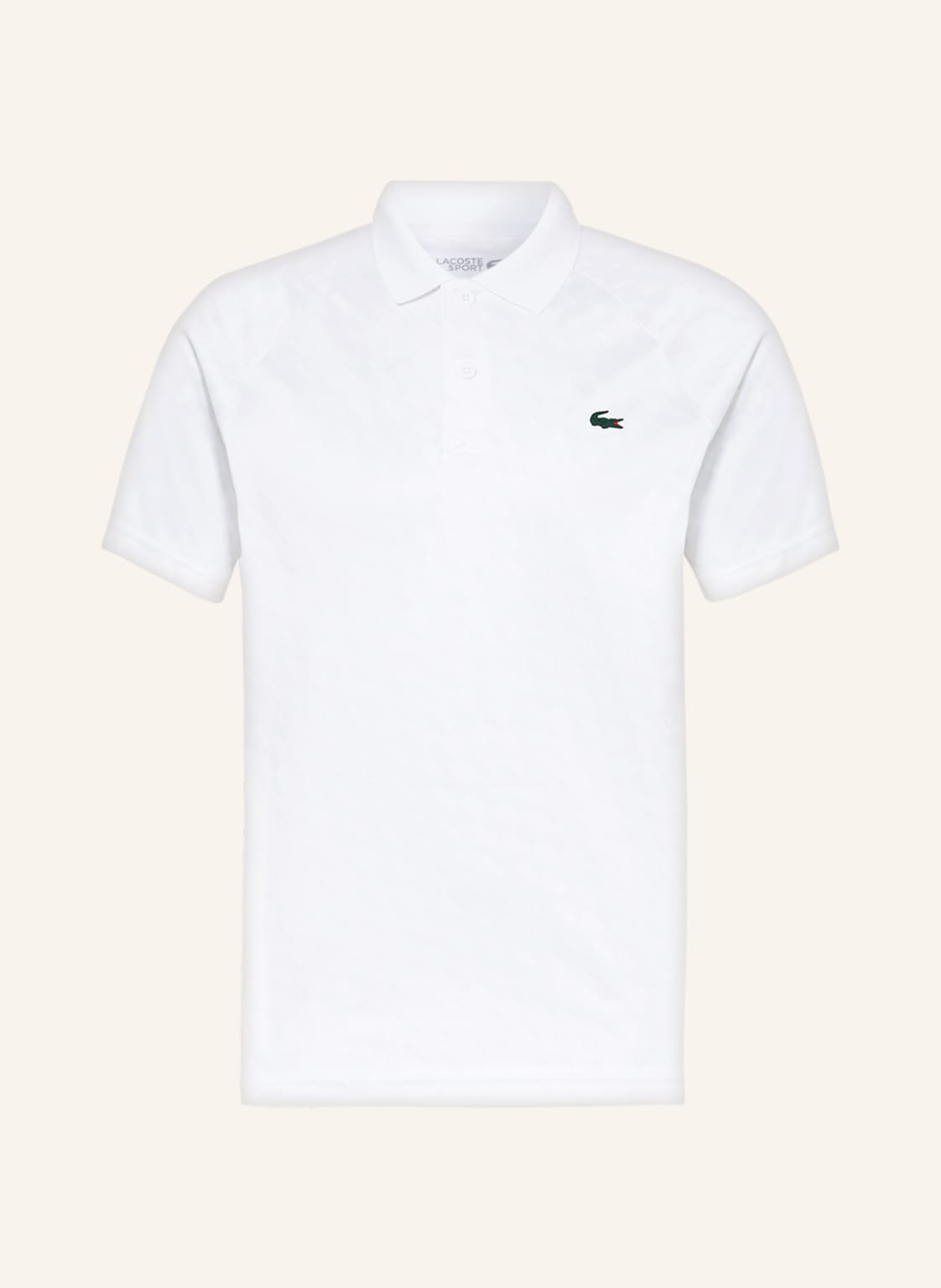 Image of Lacoste Funktions-Poloshirt Mit Uv-Schutz 30 weiss