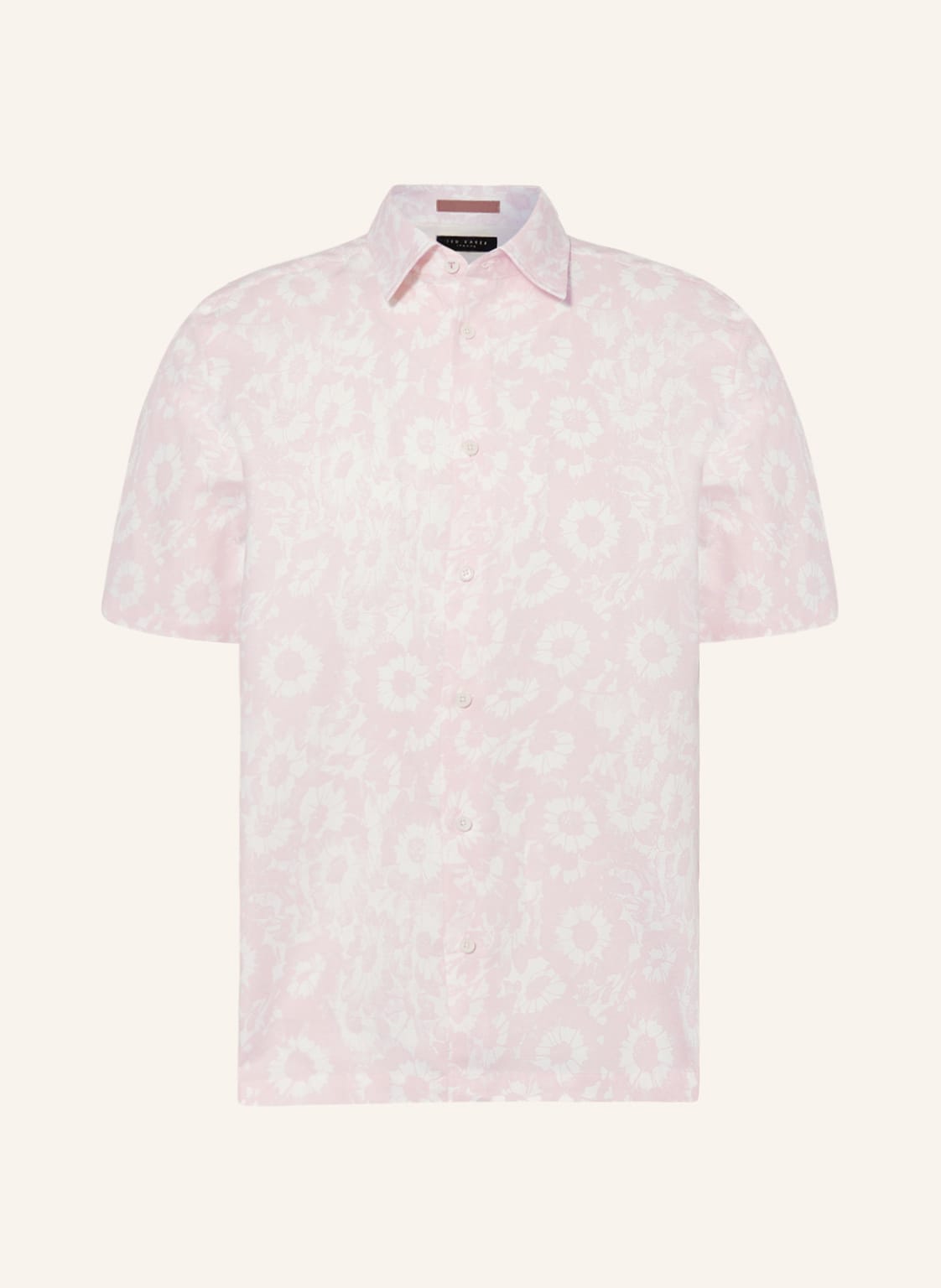 Image of Ted Baker Kurzarm-Hemd Flaisby Regular Fit pink
