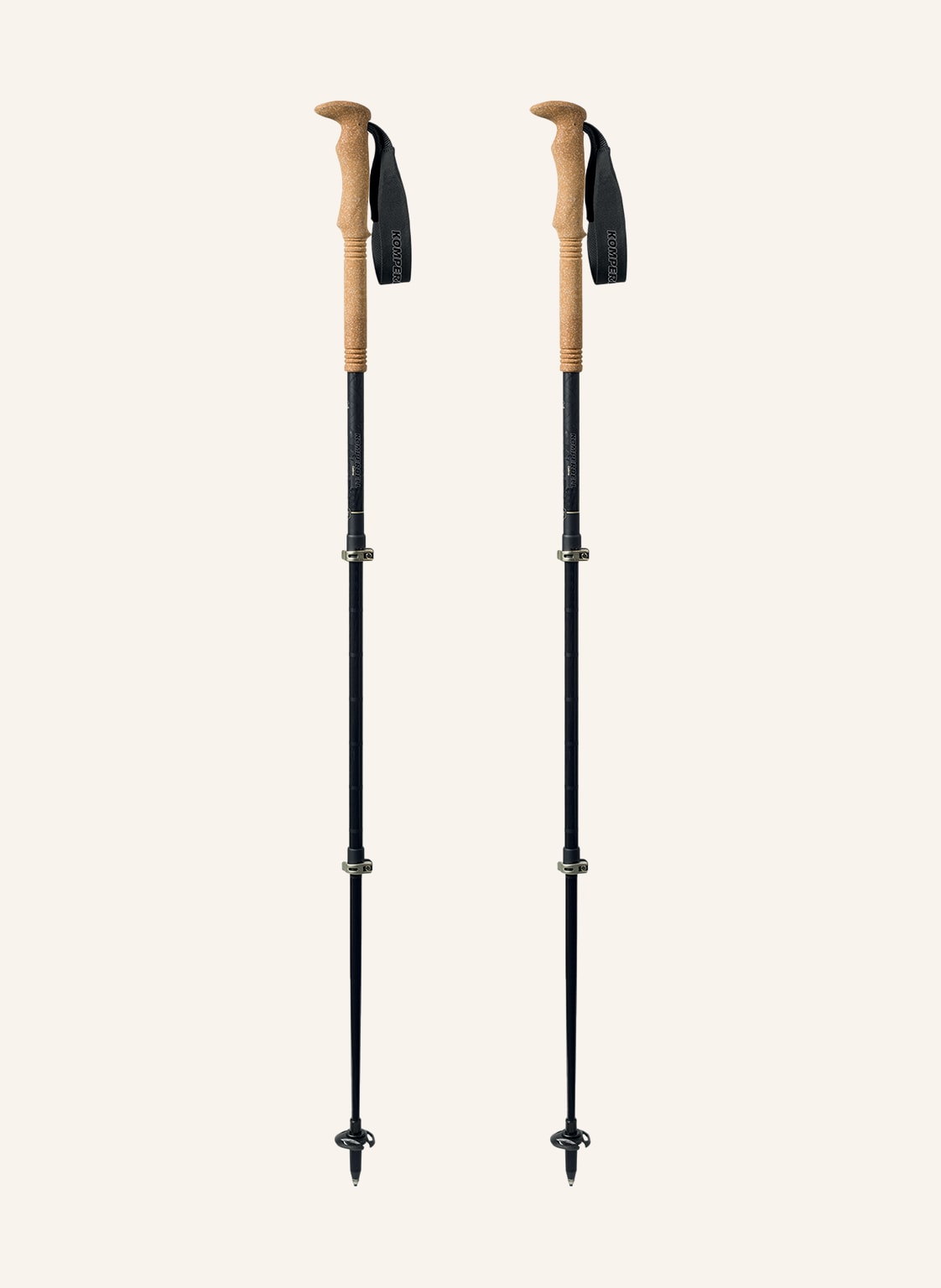 Image of Komperdell Trekkingstöcke Calima Carbon Cloud schwarz