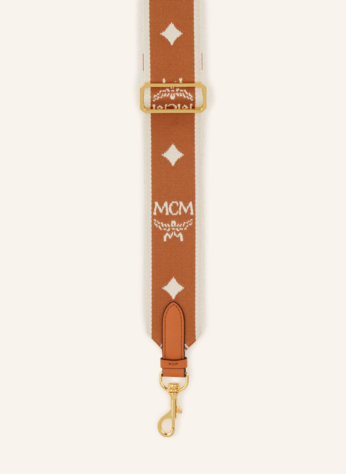 Image of Mcm Schulterriemen Aren beige