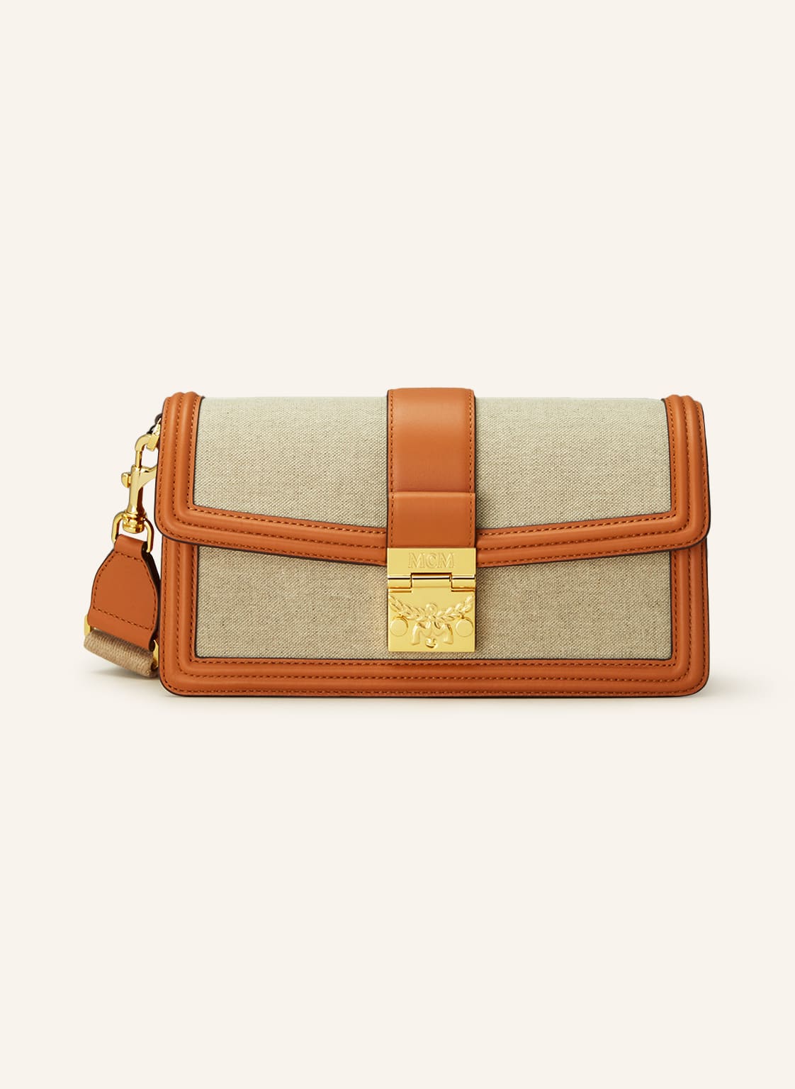 Image of Mcm Umhängetasche Tracy beige