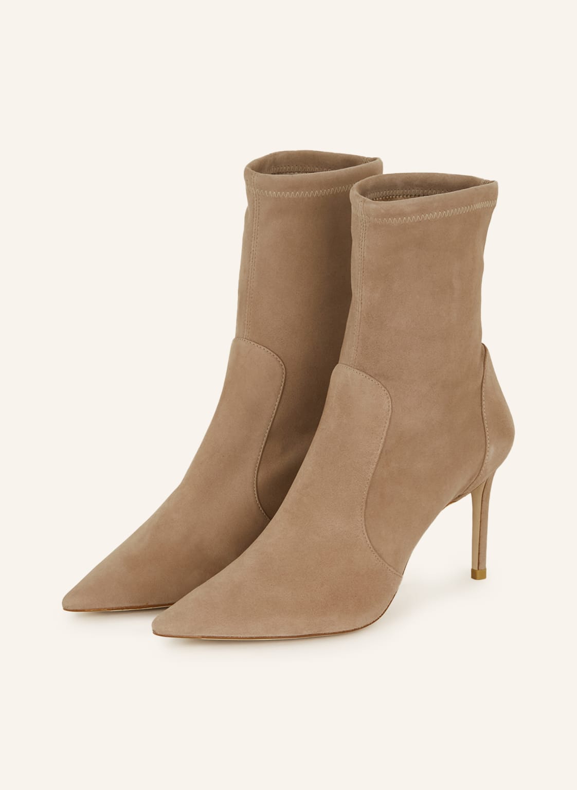 Image of Stuart Weitzman Stiefeletten Stuart 85 Stretch Bootie beige