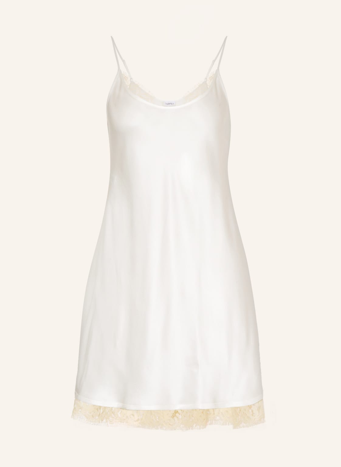 Image of La Perla Negligé Per Lei Aus Seide beige