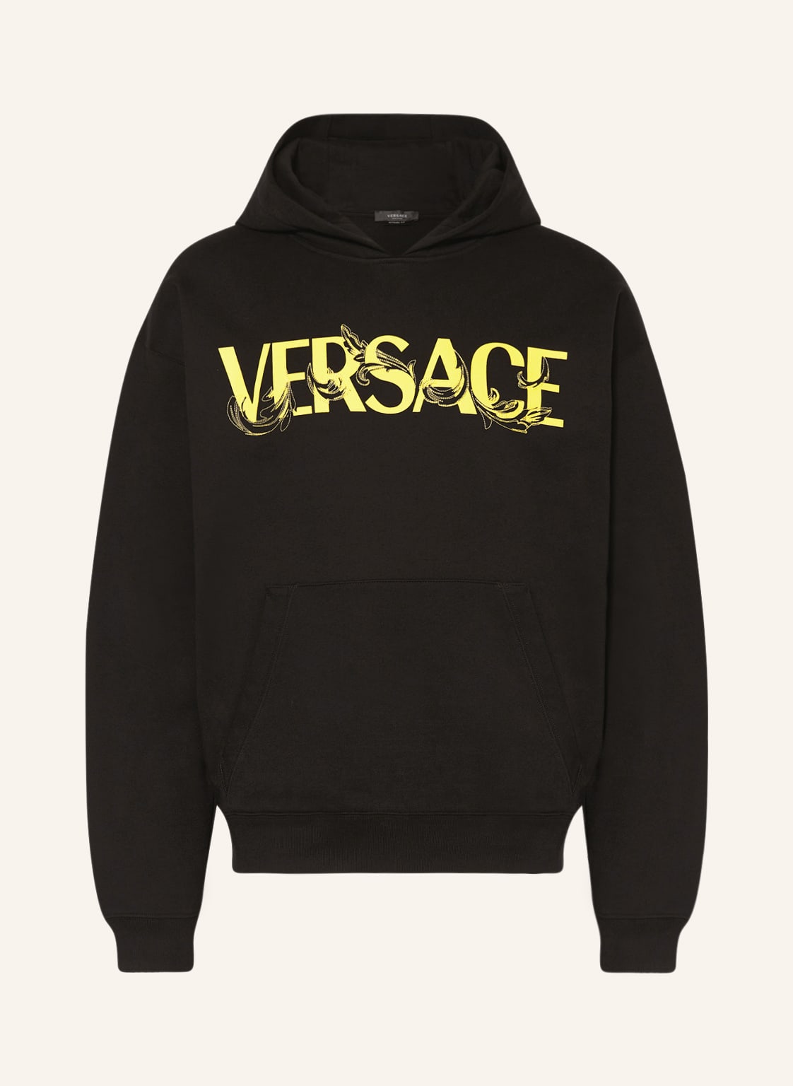 Image of Versace Hoodie Mit Stickereien schwarz