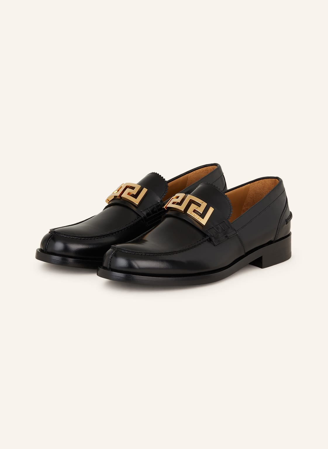 Image of Versace Loafer Greca schwarz