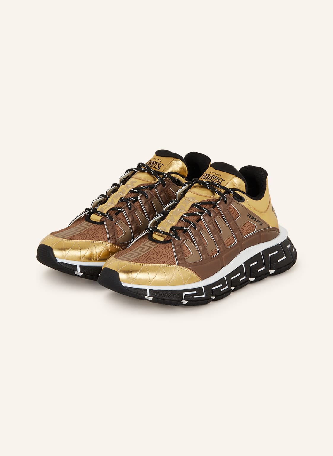 Image of Versace Sneaker Trigreca braun