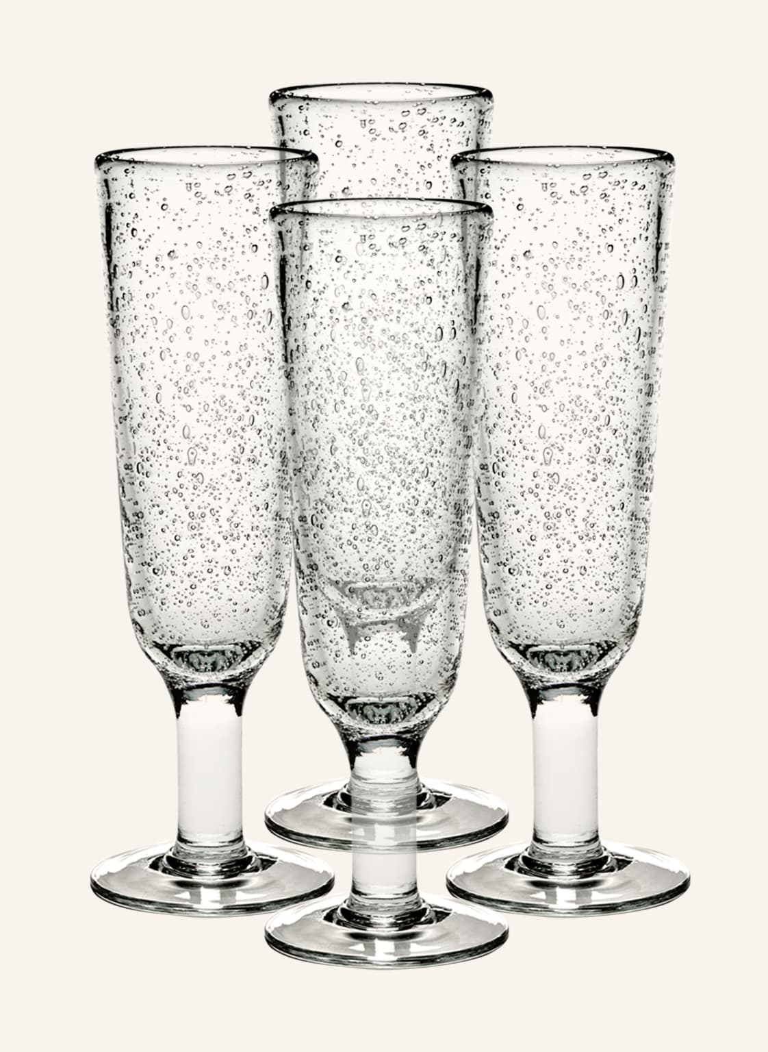 Image of Serax 4er-Set Champagnergläser Pure weiss