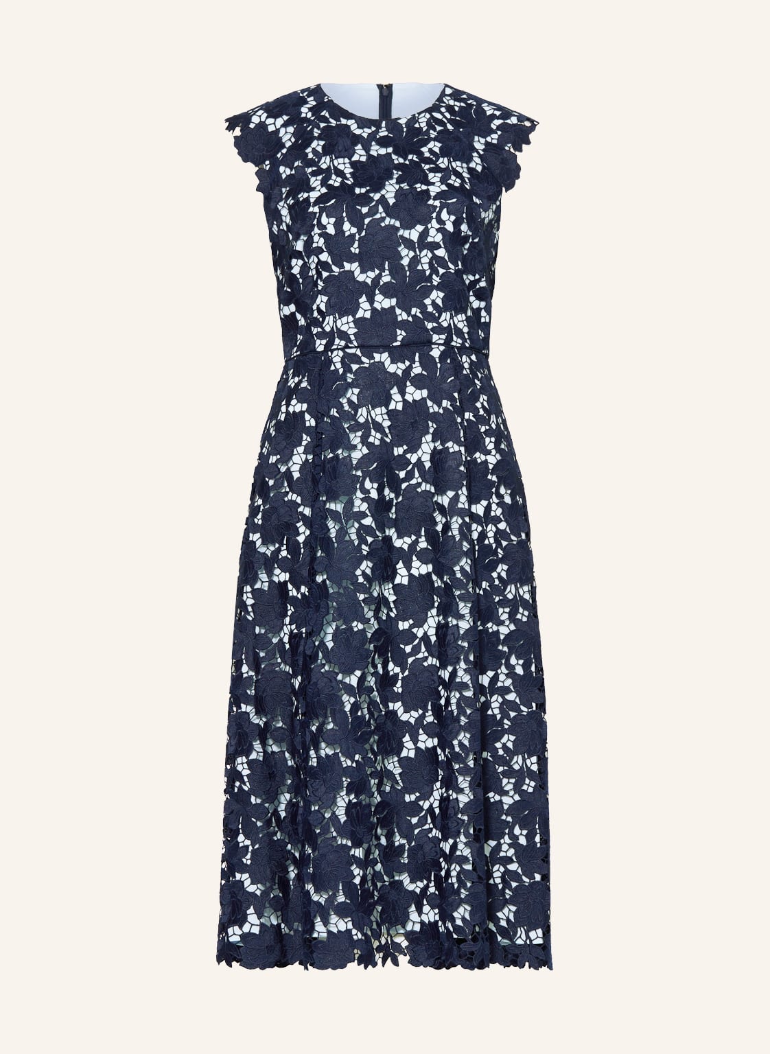 Image of Hobbs Kleid Pheobe Aus Spitze blau