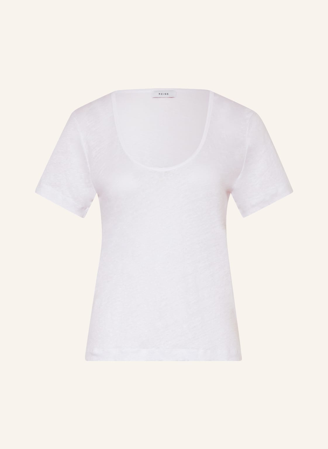 Image of Reiss Leinenshirt Frances weiss