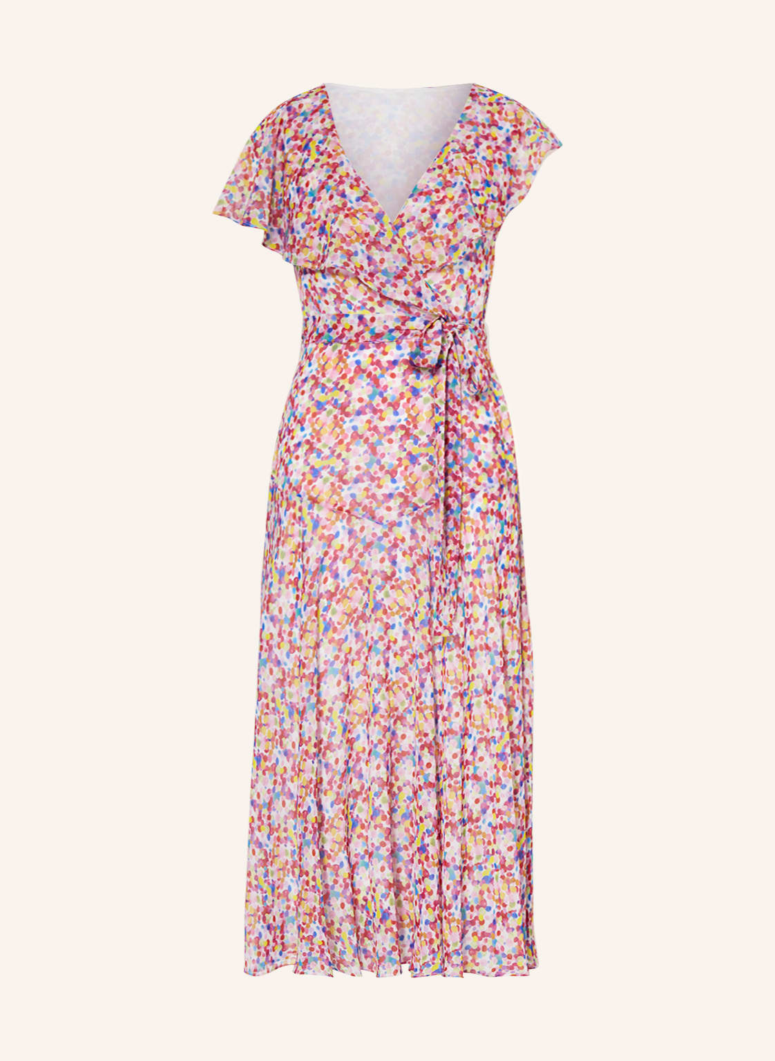 Image of Ted Baker Kleid Priiyah Mit Volants rot