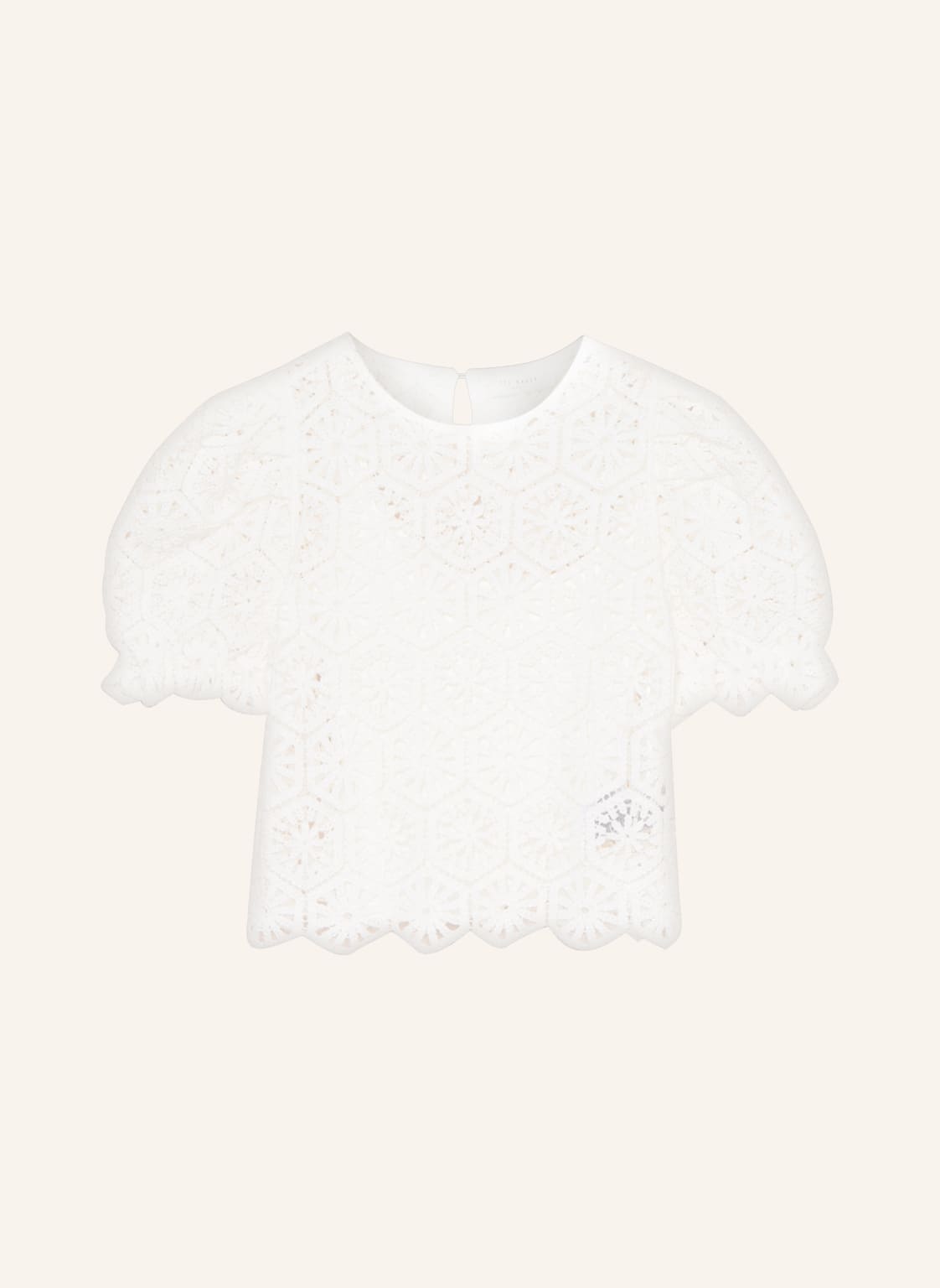 Image of Ted Baker Blusenshirt Ambya Aus Häkelspitze weiss