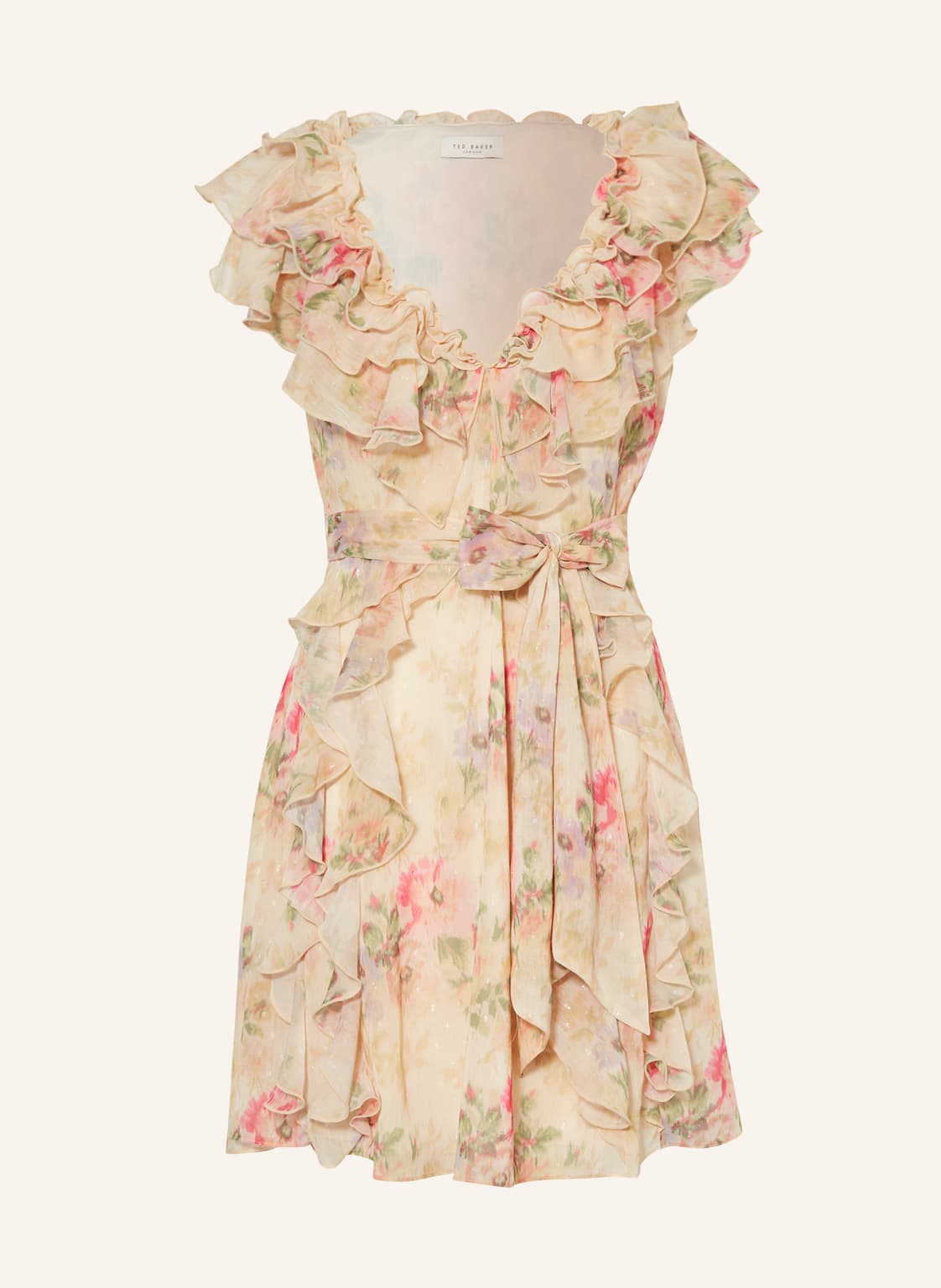 Image of Ted Baker Kleid Ammiah Mit Rüschen gruen