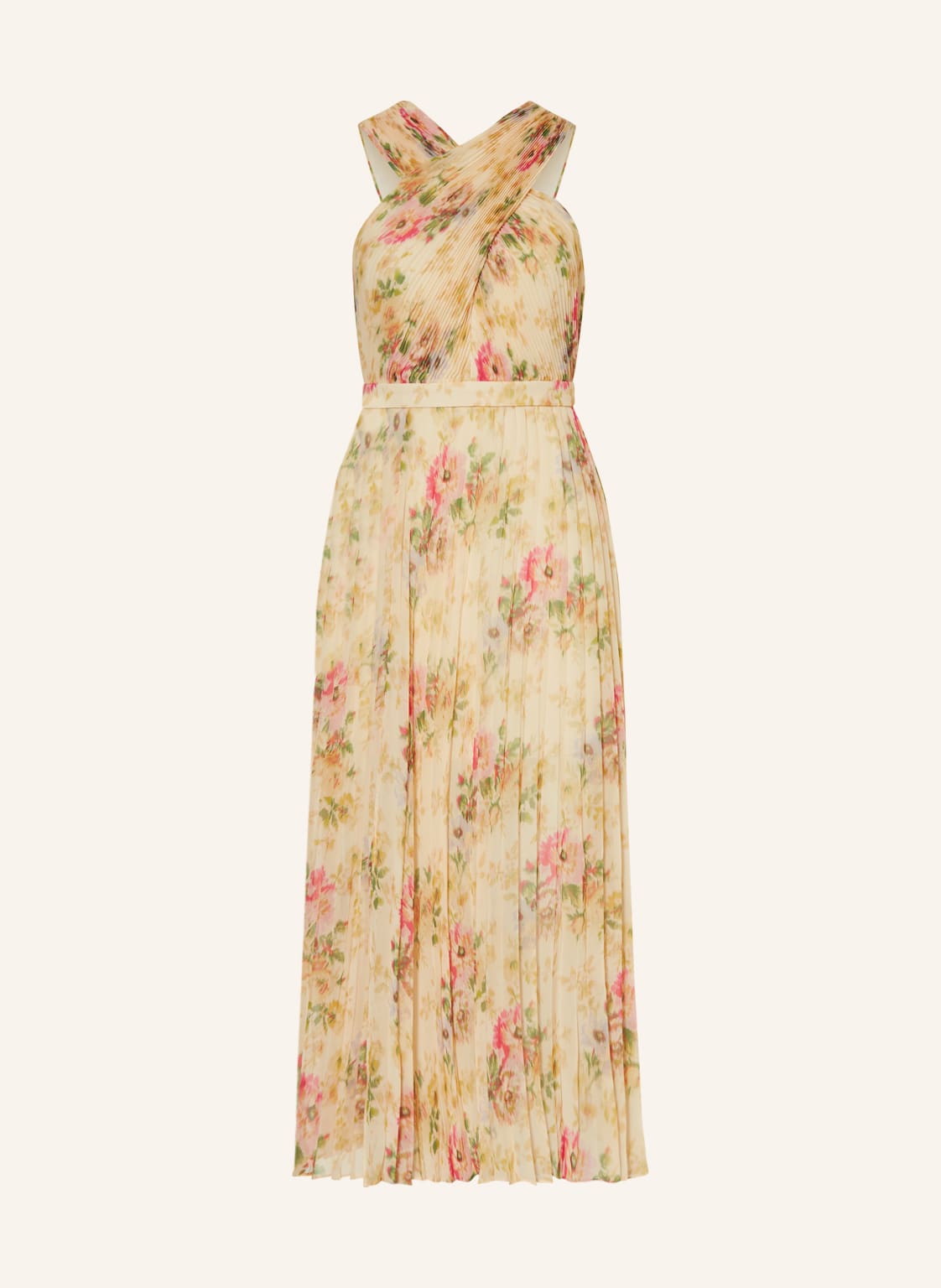Image of Ted Baker Plisseekleid Amerah gelb