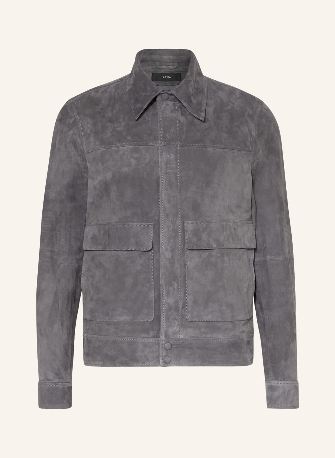 Image of Arma Lederjacke Menes grau