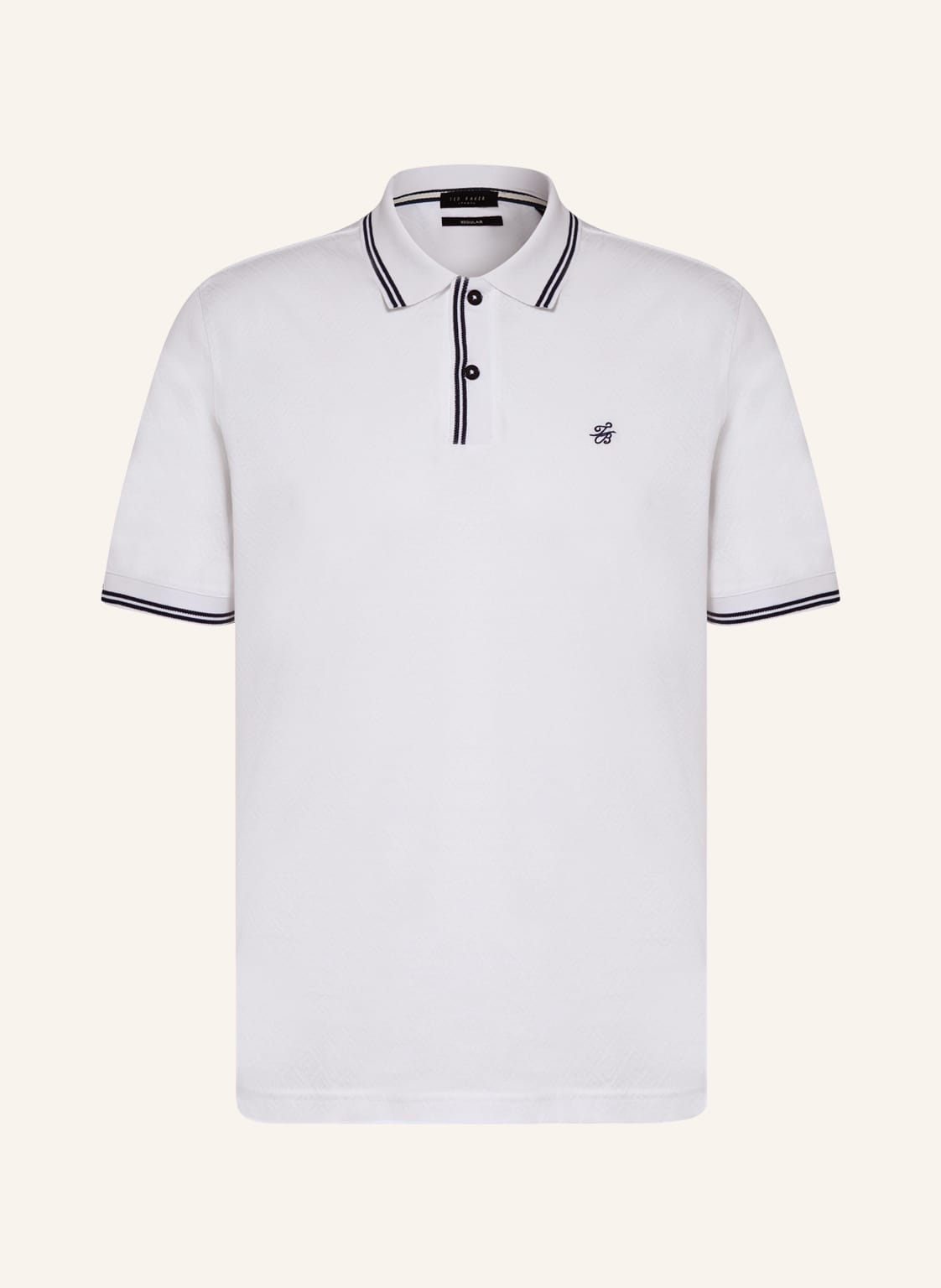 Image of Ted Baker Poloshirt Dynam Regular Fit weiss