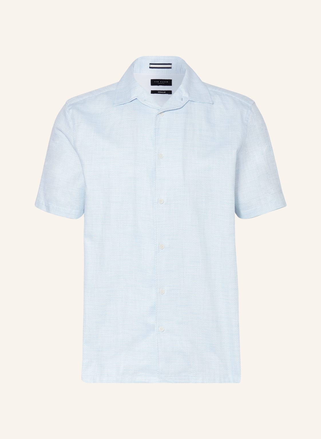 Image of Ted Baker Kurzarm-Hemd Seamus Regular Fit gruen