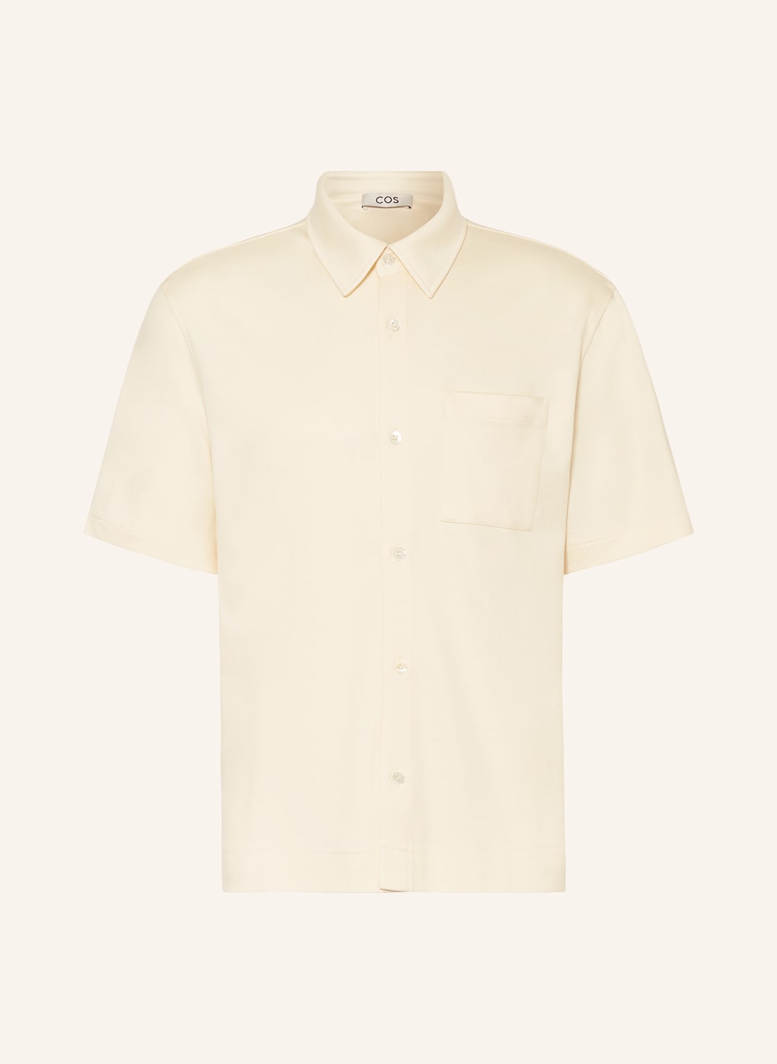 Image of Cos Kurzarm-Hemd Relaxed Fit weiss