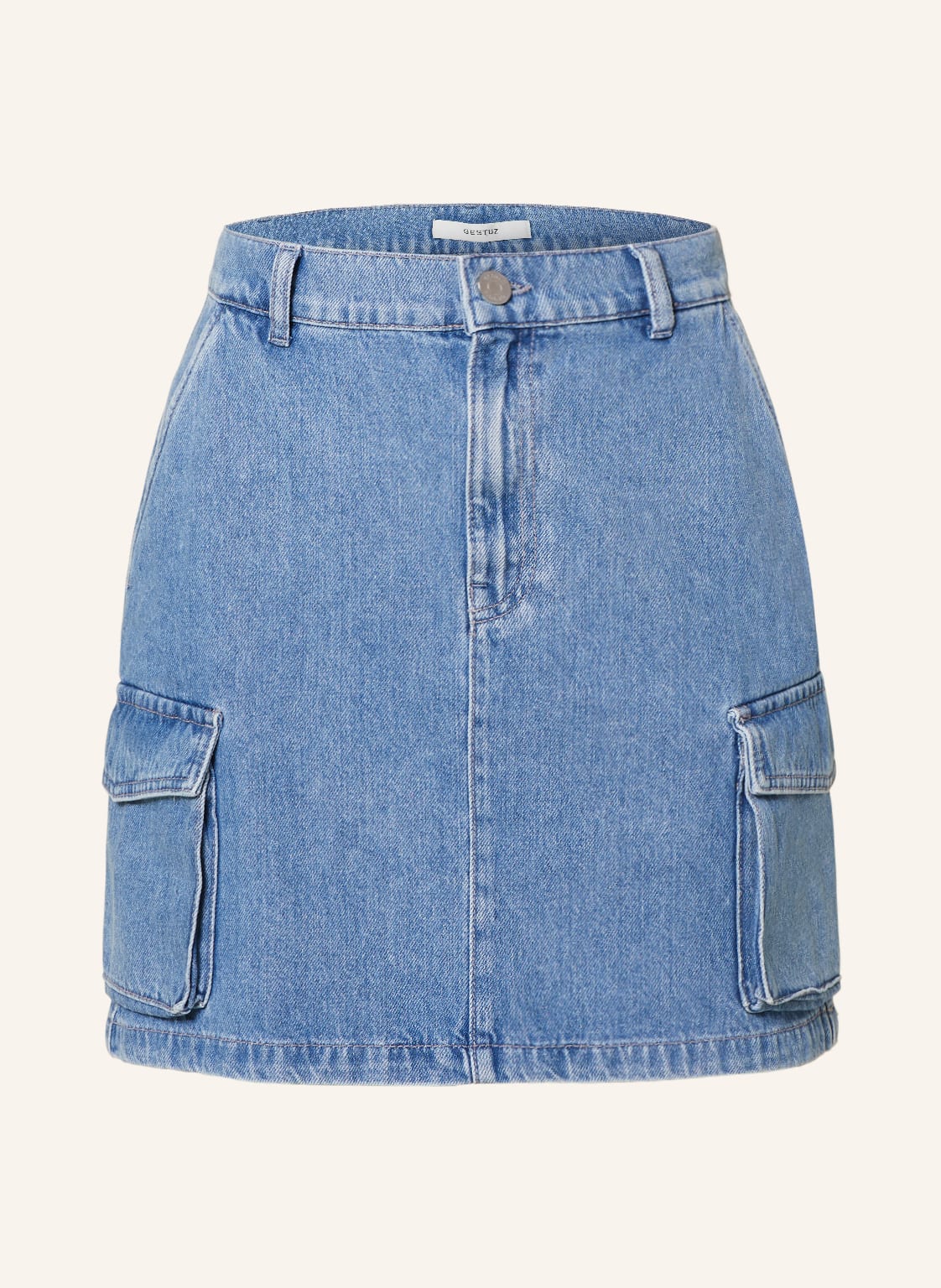 Image of Gestuz Jeansrock Valettagz blau