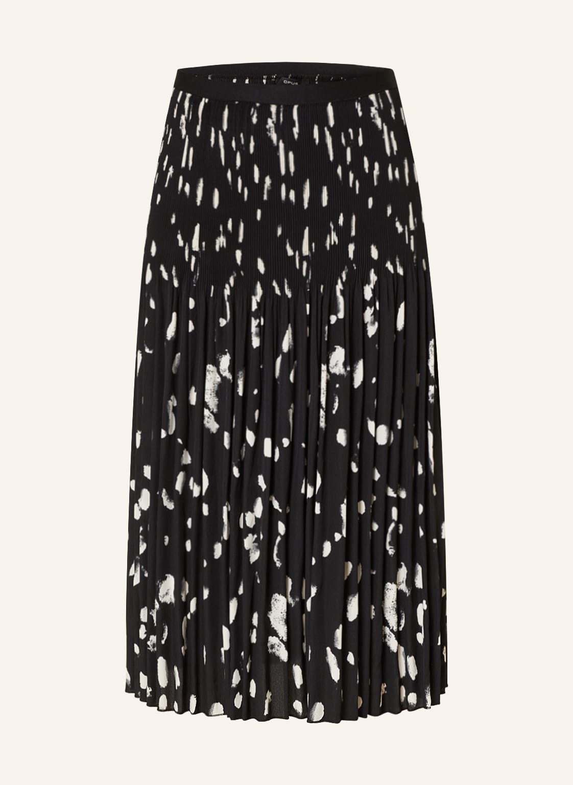 Image of Opus Plisseerock Ribane schwarz