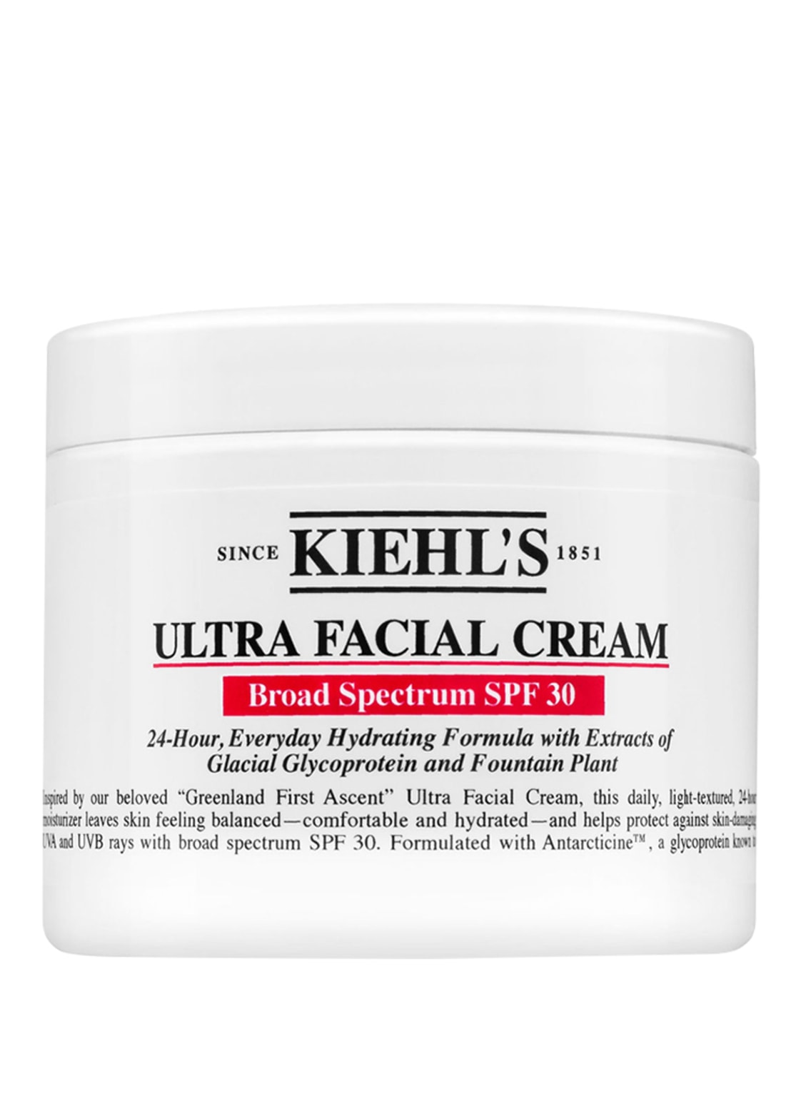 Image of Kiehl's Ultra Facial Cream spf30 Feuchtigkeitspflege 50 ml